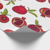 Papier Cadeau grenades aux fruits rouges et brillants (Coin)