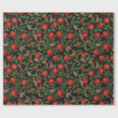 Papier Cadeau Grenades et papillons Bella (Plat)