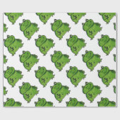 Papier Cadeau Grenouille (Plat)