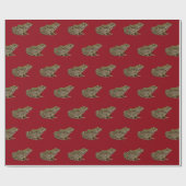 Papier Cadeau Grenouille (Plat)