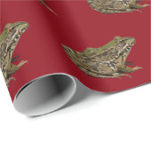 Papier Cadeau Grenouille (Coin rond)