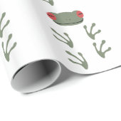 Papier Cadeau Grenouille (Coin rond)