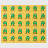 Papier Cadeau Grenouille (Plat)