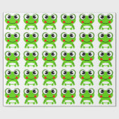 Papier Cadeau Grenouille (Plat)