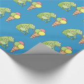 Papier Cadeau Grenouille à crème glacée (Coin)