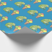 Papier Cadeau Grenouille à crème glacée (Coin)