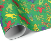 Papier Cadeau Grenouille arborescente Anniversaire de enfant mûr (Coin rond)