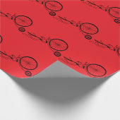 Papier Cadeau Grenouille Cycliste (Coin)