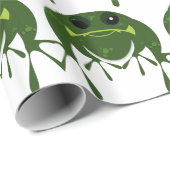 Papier Cadeau Grenouille de cadeaux (Coin rond)