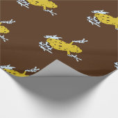 Papier Cadeau Grenouille jaune (Coin)