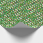 Papier Cadeau Grenouille nommée Clover (Coin)