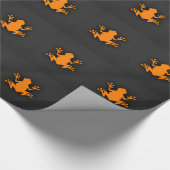 Papier Cadeau Grenouille orange (Coin)