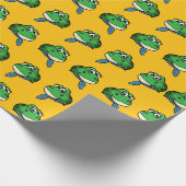 Papier Cadeau Grenouille souriante (Coin)