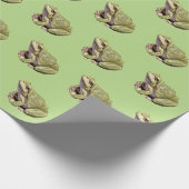 Papier Cadeau Grenouille verte (Coin)