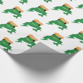 Papier Cadeau Grenouille verte (Coin)