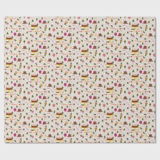 Papier Cadeau Grenouilles (Plat)