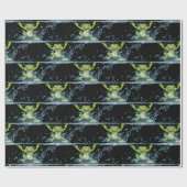 Papier Cadeau Grenouilles À Sauter Dans L'Eau (Plat)