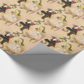 Papier Cadeau Grenouilles de danse (Coin)