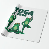 Papier Cadeau Grenouilles de yoga (Déroulé)