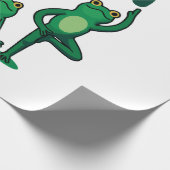 Papier Cadeau Grenouilles de yoga (Coin)