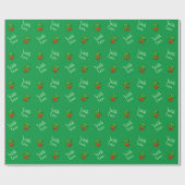 Papier Cadeau Grenouilles mignonnes avec amour (Plat)