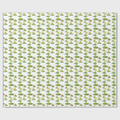 Papier Cadeau Grenouilles sans couture (Plat)