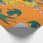 Papier Cadeau Grenouilles tropicales (Coin)
