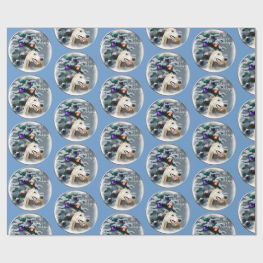 Papier Cadeau Greyhound (Plat)