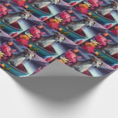 Papier Cadeau Greyhound sur une rame : une aventure Pittoresque (Coin)