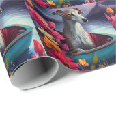 Papier Cadeau Greyhound sur une rame : une aventure Pittoresque (Coin rond)