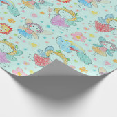 Papier Cadeau Gribouillages de fées pour enfants (Coin)