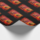 Papier Cadeau Griffe de dragon rouge (Coin)