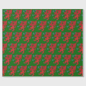 Papier Cadeau Griffin Rampant Gules (Plat)