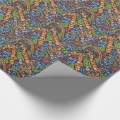 Papier Cadeau Griffonnage de geek de maths (Coin)