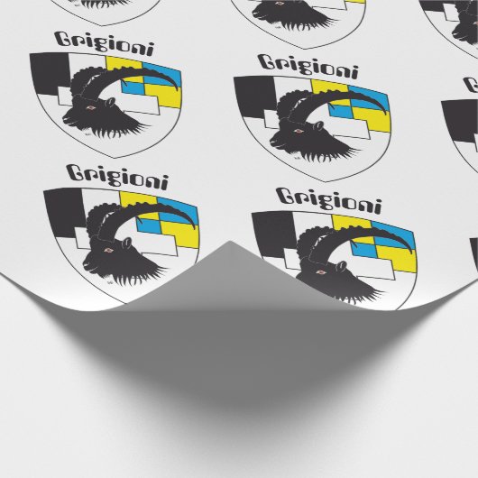 Papier Cadeau Grigioni Svizzera Geschenkpapier (Coin)
