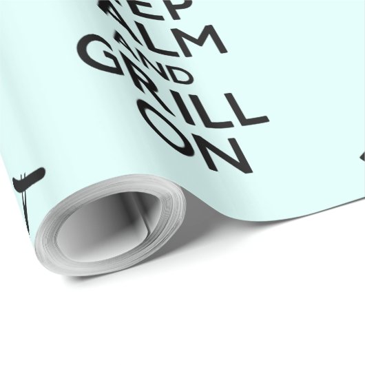 Papier Cadeau Grill (Coin rond)