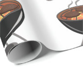 Papier Cadeau Grill barbecue (Coin rond)