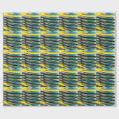 Papier Cadeau Grill jaune (Plat)