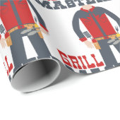 Papier Cadeau Grill Master (Coin rond)