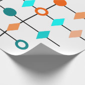 Papier Cadeau Grille Atom (Coin)