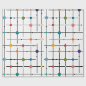 Papier Cadeau Grille atomique (Plat)