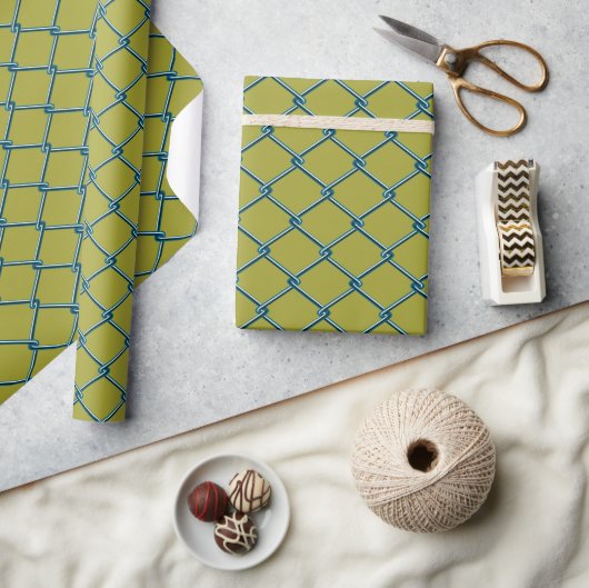 Papier Cadeau Grille de lien de chaîne (Artisanat)