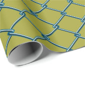 Papier Cadeau Grille de lien de chaîne (Coin rond)