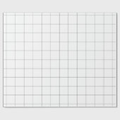 Papier Cadeau Grille de vérification du volet Windows (noir/blan (Plat)
