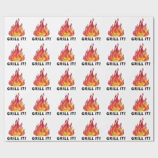 Papier Cadeau Griller (Plat)