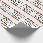 Papier Cadeau Griller et se détendre (Coin)