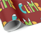 Papier Cadeau Grimper (Coin rond)