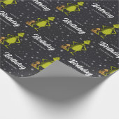 Papier Cadeau Grinch Chalkboard Anniversaire (Coin)