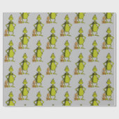 Papier Cadeau Grinch | Max & Grinch posture (Plat)