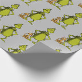 Papier Cadeau Grinch | Max & Grinch posture (Coin)
